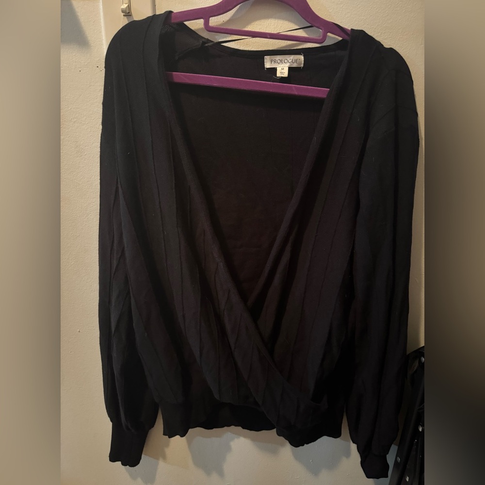 Prologue Black Knit Top